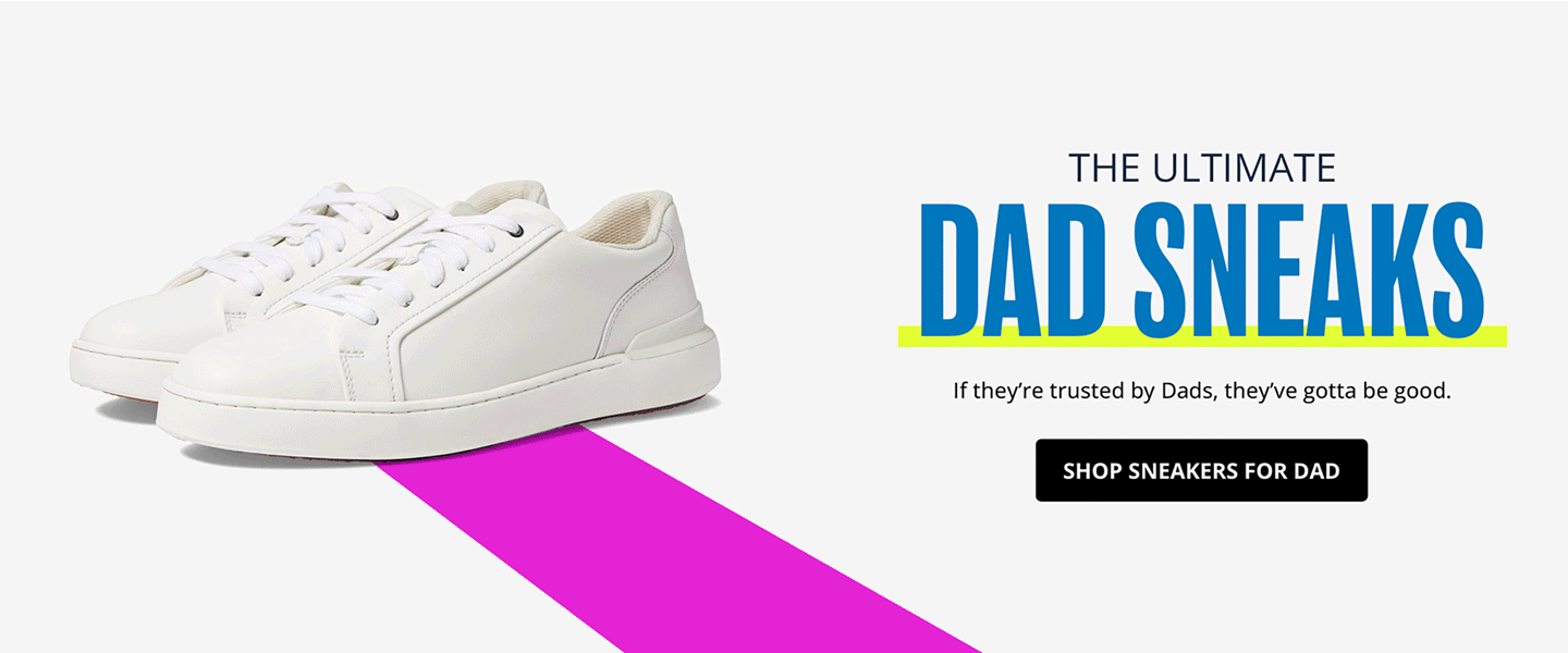 The Ultimate Dad Sneaks
If they’re trusted by Dads, they’ve gotta be good. 
Shop Sneakers for Dad